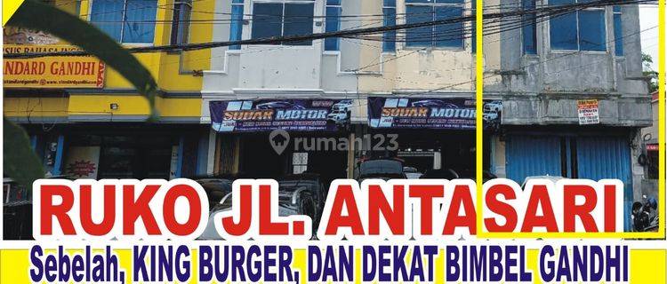 Ruko Plus Gudang di Jl. Antasari Siap Pakai 1