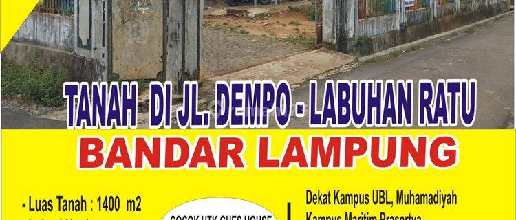 Bu. Tanah di Daerah Kampus Dan Daerah Bisnis di Bandar Lampung 1