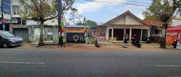 Disewakan Tanah Ada Bangunan Kios Pinggir Jalan di Purwokerto 1