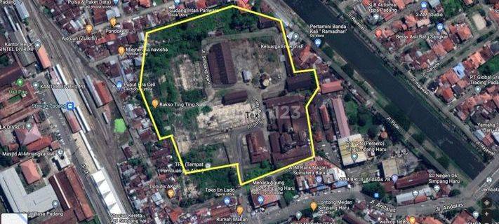 Tanah HGB 4,2 Ha Di Pusat Kota Padang, Sumatra Barat 1