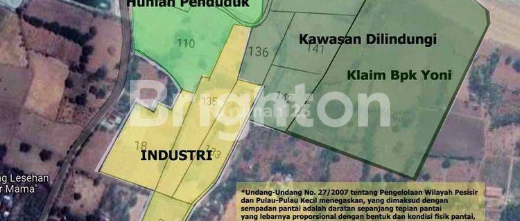 TANAH DERMAGA/ INDUSTRI DI DESA BOGOREJO, BANCAR, TUBAN LUAS 8,2 HA 1