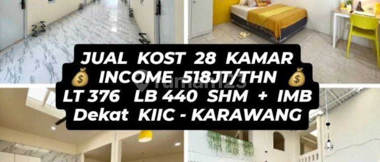 DIJUAL CEPAT KOST FULL TERSEWA DI DEKAT KIIC KARAWANG  1
