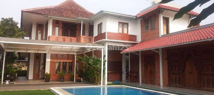 Rumah Villa, asri, swimming pool, jalan raya ciputat,parung,depok 1