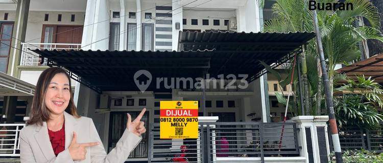 For Sale 2-Story Modern Minimalist House in Billymoon Complex, Pondok Kelapa, East Jakarta 1