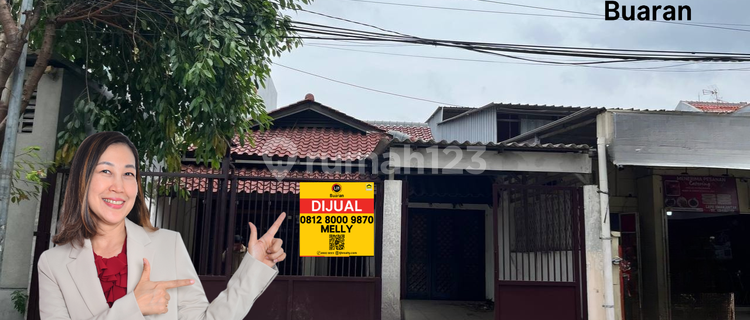 Rumah Pinggir Jalan Raya Lingkar Duren Sawit Komplek Ptb Jakarta Timur 1