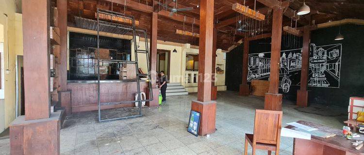 For Sale: Teak Joglo Building, Former Cafe, on Kuruksetra Street, Darmawangsa, Nusa Dua 1