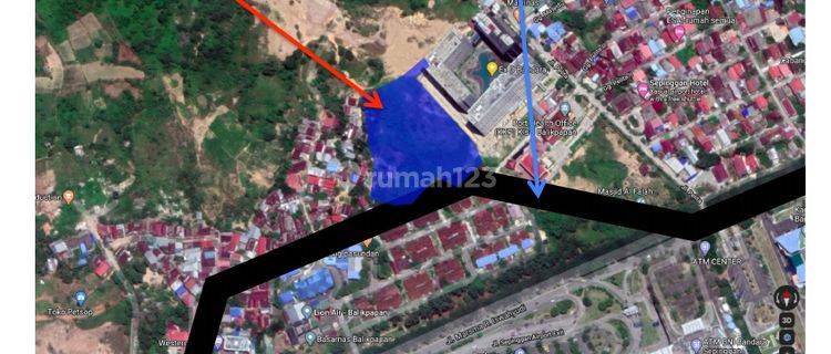 D196. Dijual tanah depan Bandara Sepinggan Balikpapan sangat strategis 1