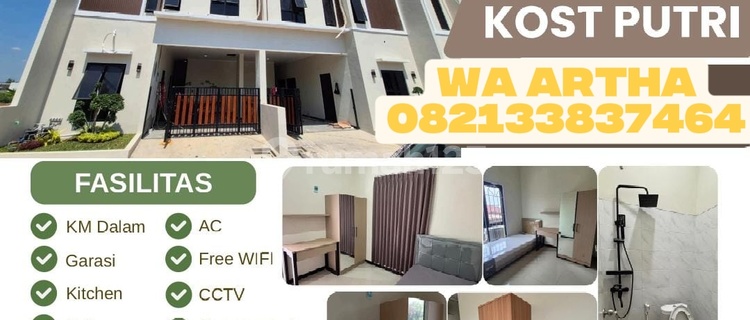 Exclusive Female Boarding House The Aretha Mulawarman Tembalang, available for 3-month stays. 1