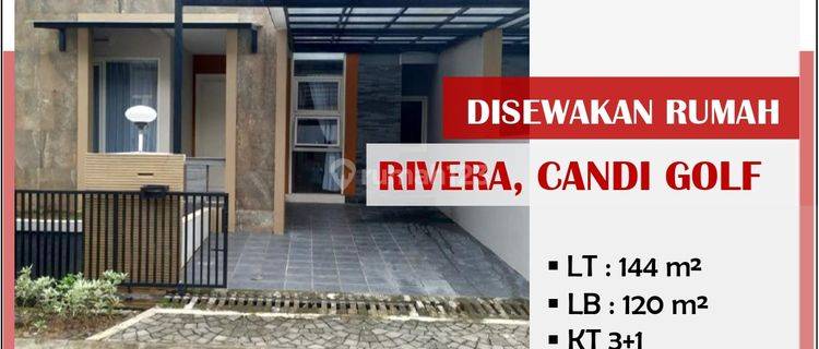 Disewakan Rumah di Candi Golf Cluster Rivera, Semarang Selatan 1