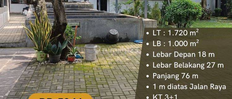 Dijual Tanah Dan Bangunan  di Jl. Gajah Raya, Gayamsari 1