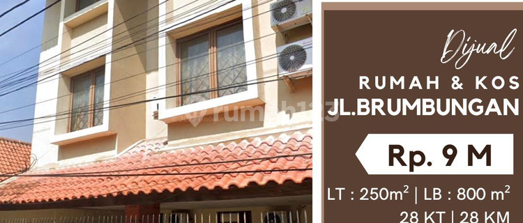 Dijual  Rumah & Kos  di Jl. Brumbungan, Semarang Tengah 1