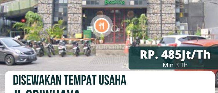 Disewakan Tempat Usaha Jl. Sriwijaya 1