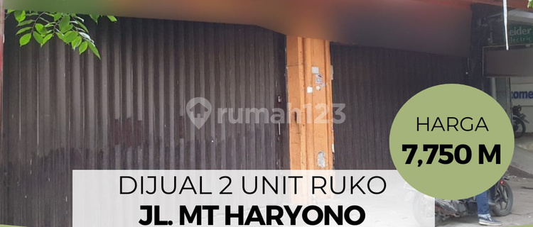For Sale 2 Two-Story Shophouses On Mt Haryono 1