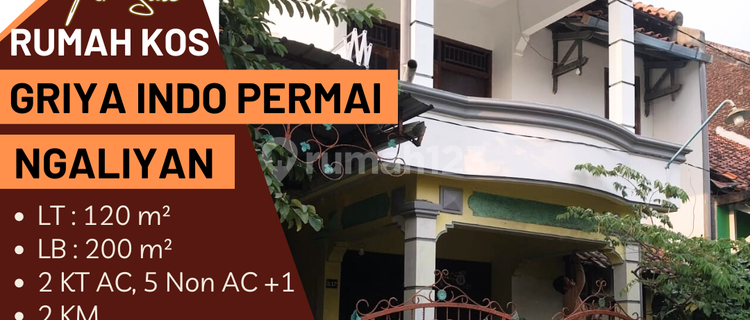 Dijual Rumah Kos Griya Indo Permai Ngaliyan  1