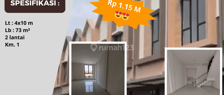 Murah Banget Ruko Dijual Fedora Park Suvarna Sutera Tangerang 1