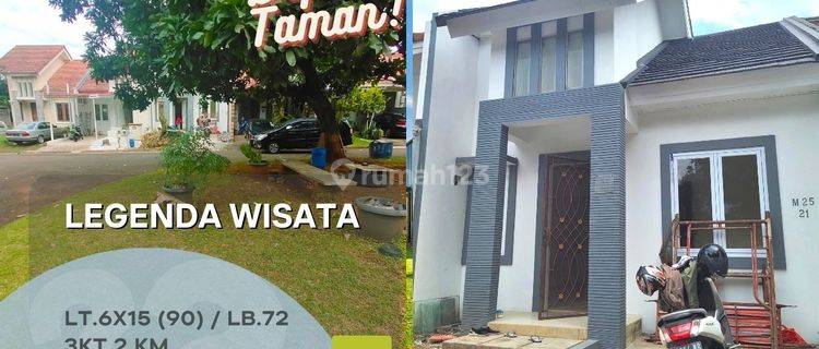 Disewa Rumah Cluster Vivaldi 3kt 2km Dekat Sekolah Global Mandiri 1