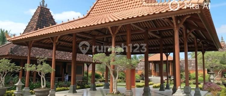 Antique Joglo Pavilion, 20 Soko Pecok Tumpangsari with 4 Carved Openings 1