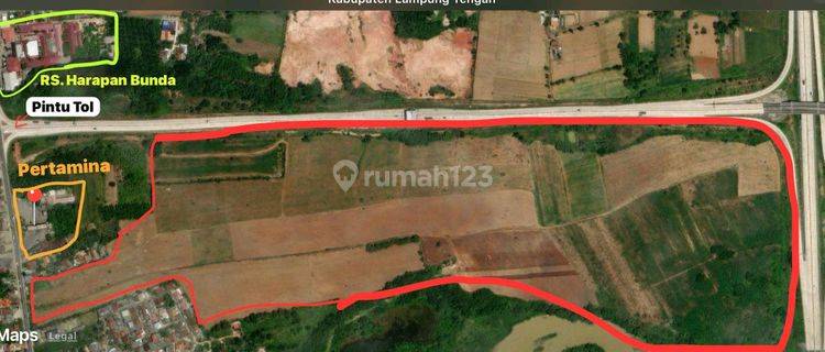 Jual Tanah Lampung Jalan Proklamator Raya Dekat Rs Harapan Bunda 1