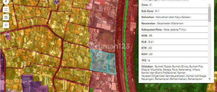 Tanah komersil pinggir jalan ahmad yani rawamangun 1