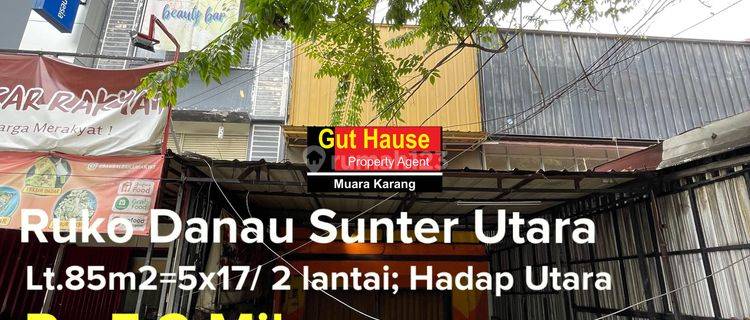  Ruko di Danau Sunter Utara , Sunter HGB - Hak Guna Bangun 1