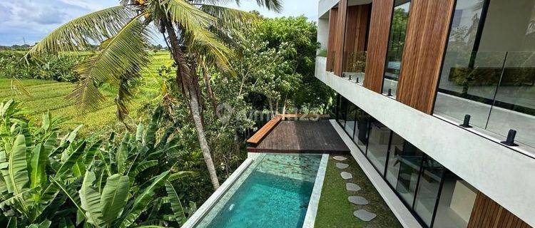 Villa Modern Dengan View Greenbelt Sungai Di Tanah Lot Tabanan 1