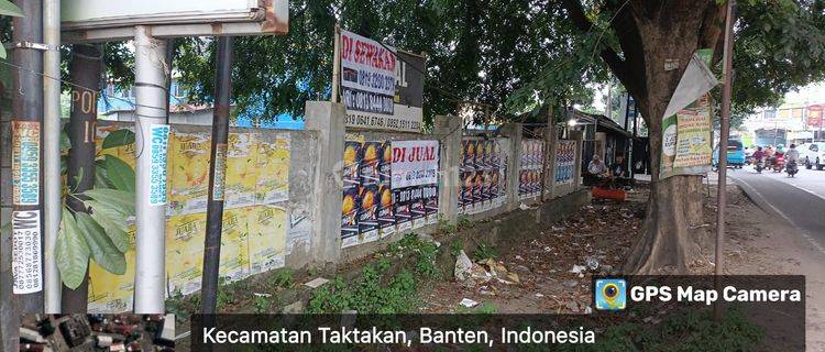 Sewa Tanah Kosong di Jalan Raya Cilegon Drangong, Serang 1