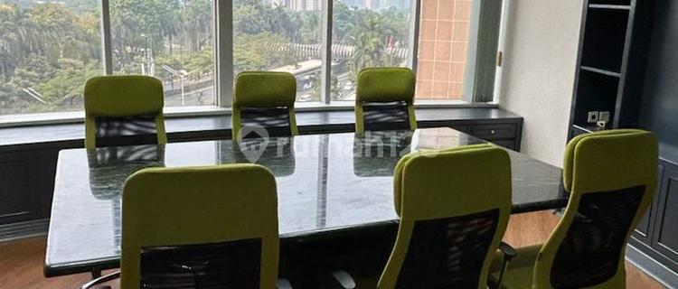 Ruang Kantor Furnished 218 Sqm Posisi Strategis di Scbd Area 1