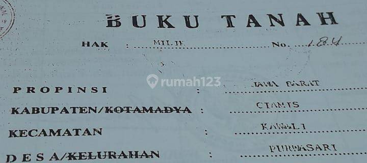 Tanah Kebun 33 Hektar Kawali Panawangan Ciamis 1