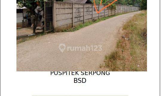 puspitek serpong BSD dijual luas 1.001m tangerang 1