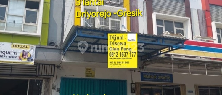 For Rent: 3-Story Shop House in City9 Driyorejo, Gresik Regency 1