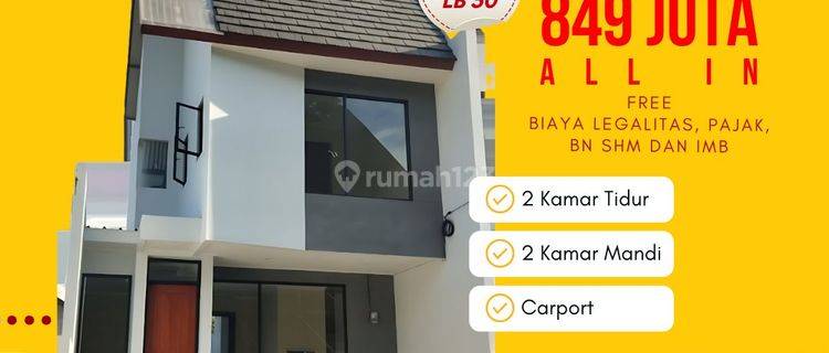 UNIT TERBATAS ! RUMAH BARU DI SAYAP GEGERKALONG DEKAT TOL PASTEUR 1