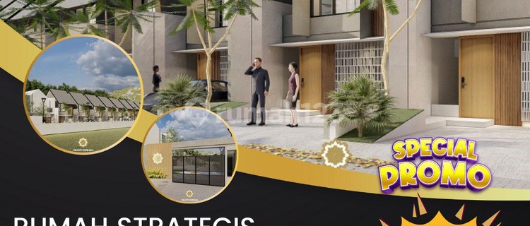 RUMAH MEWAH 2 LANTAI HARGA 1  LANTAI DI DEKAT TOL BUAH BATU 1