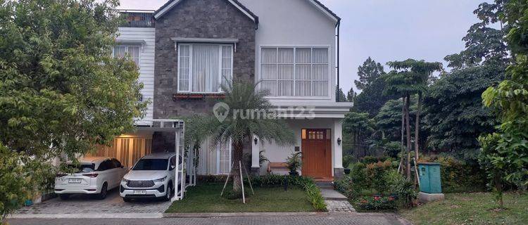 Rumah cantik di bsd samping taman 1