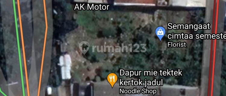 Disewakan kavling siap bangun di Mainroad Kiaracondong, dekat Kiara Park 1