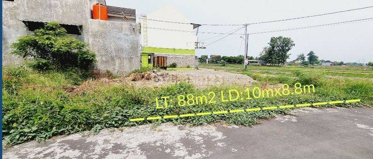 Tanah Ideal 88m² Siap Bangun Perum Ngemplak Kartosura 1