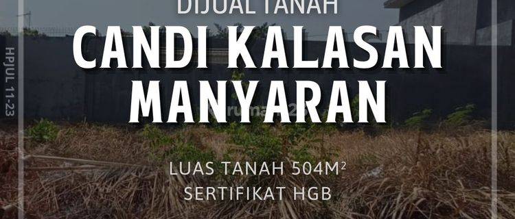 Dijual Tanah di Candi Kalasan Manyaran Semarang 1