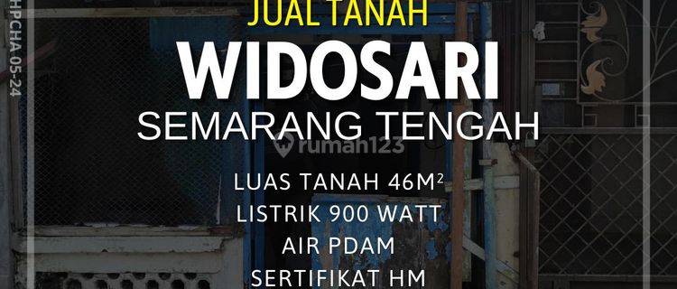 Tanah tengah kota di Widosari Semarang Tengah 1