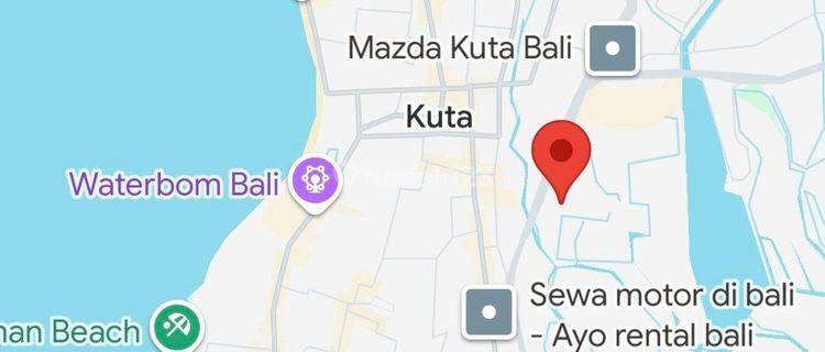 Tanah 342 M2 Shm Di Simpang Siur By Pas Ngurah Rai Kuta Bali 1