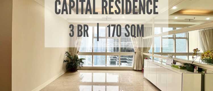 Apartemen Capital Reseidence  Cepat, 3 Br, 170 Sqm, Furnished, Ready To Move In, Nice Interior Design, Direct Owner 1