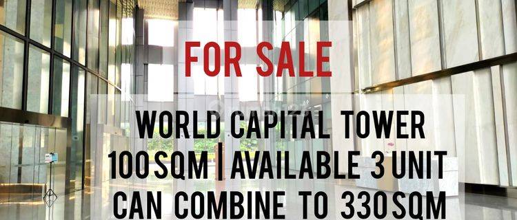  Jual Termurah Kantor Wct World Capital Tower Very Below Market Price, 100 Sqm, Available 3 Unit, Can Combine 330 Sqm, Direct Owner Yani Lim 08174969303 1