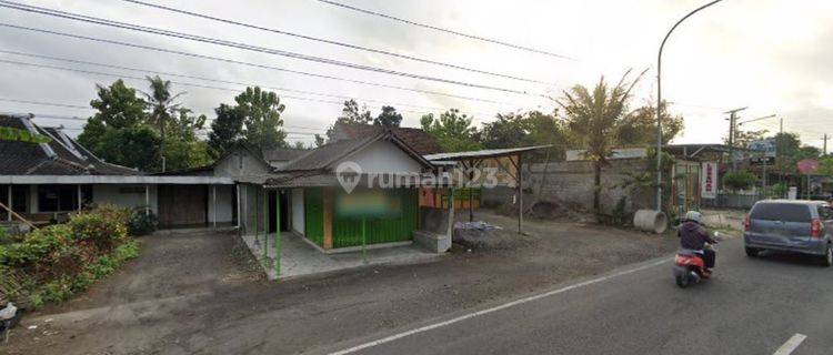 Tanah Tepi Jalan Aspal Wonosari Dkt Kota Cocok Indomaret Alfamart 1