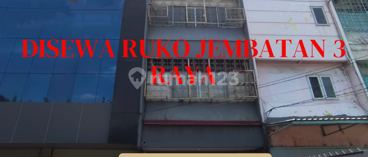 For rent fast shop house Jembatan Tiga Raya main road. 1
