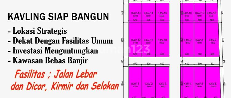 DiJual Tanah Kavling di jln cikoneng 3 cibiru wetan 1