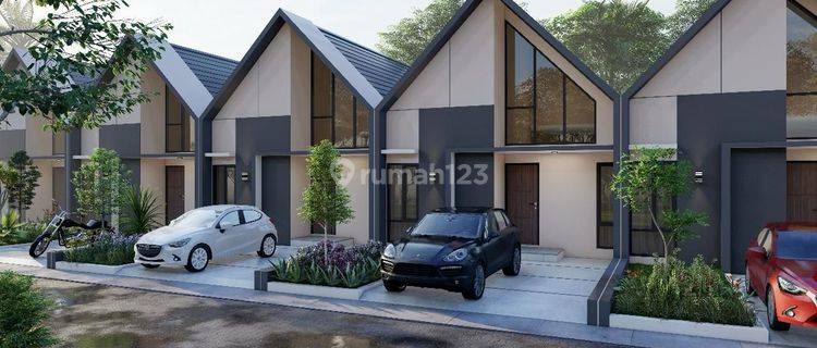 RUMAH CANTIK SCANDINAVIAN MODERN VIEW SAWAH DI JALAN PALAGAN KM 14 PURWOBINANGUN PAKEM SLEMAN  1