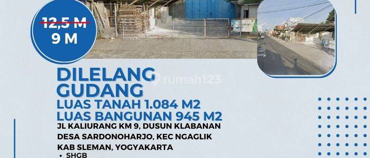 Gudang Siap Pakai di Jalan Kaliurang Km 9, Sleman 1