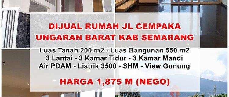 Rumah 3 Lantai Bagus di Jalan Cempaka, Ungaran 1