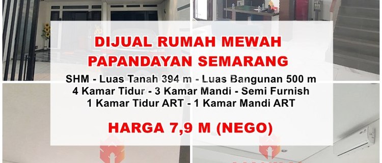 Rumah 2 Lantai Bagus di Jalan Papandayan , Semarang 1