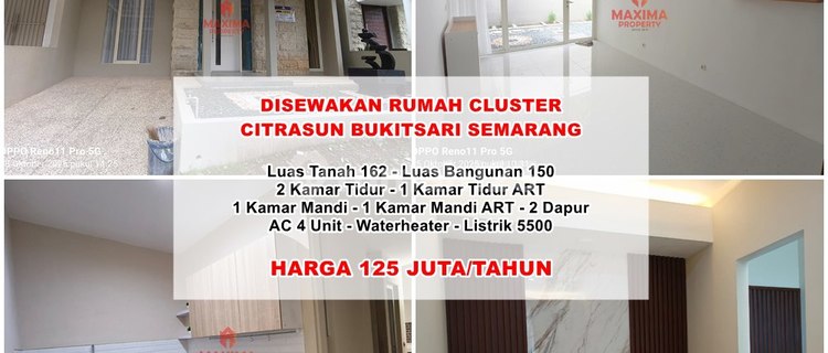 Rumah Bagus Disewakan Cluster Citrasun Garden Bukit Sari 1