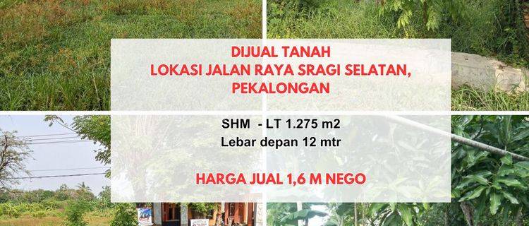 Tanah Siap Olah di Jalan Raya Sragi, Pekalongan 1