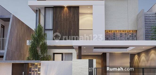 Rumah 2 Lantai Modern Minimalis Di Bsb Semarang 1